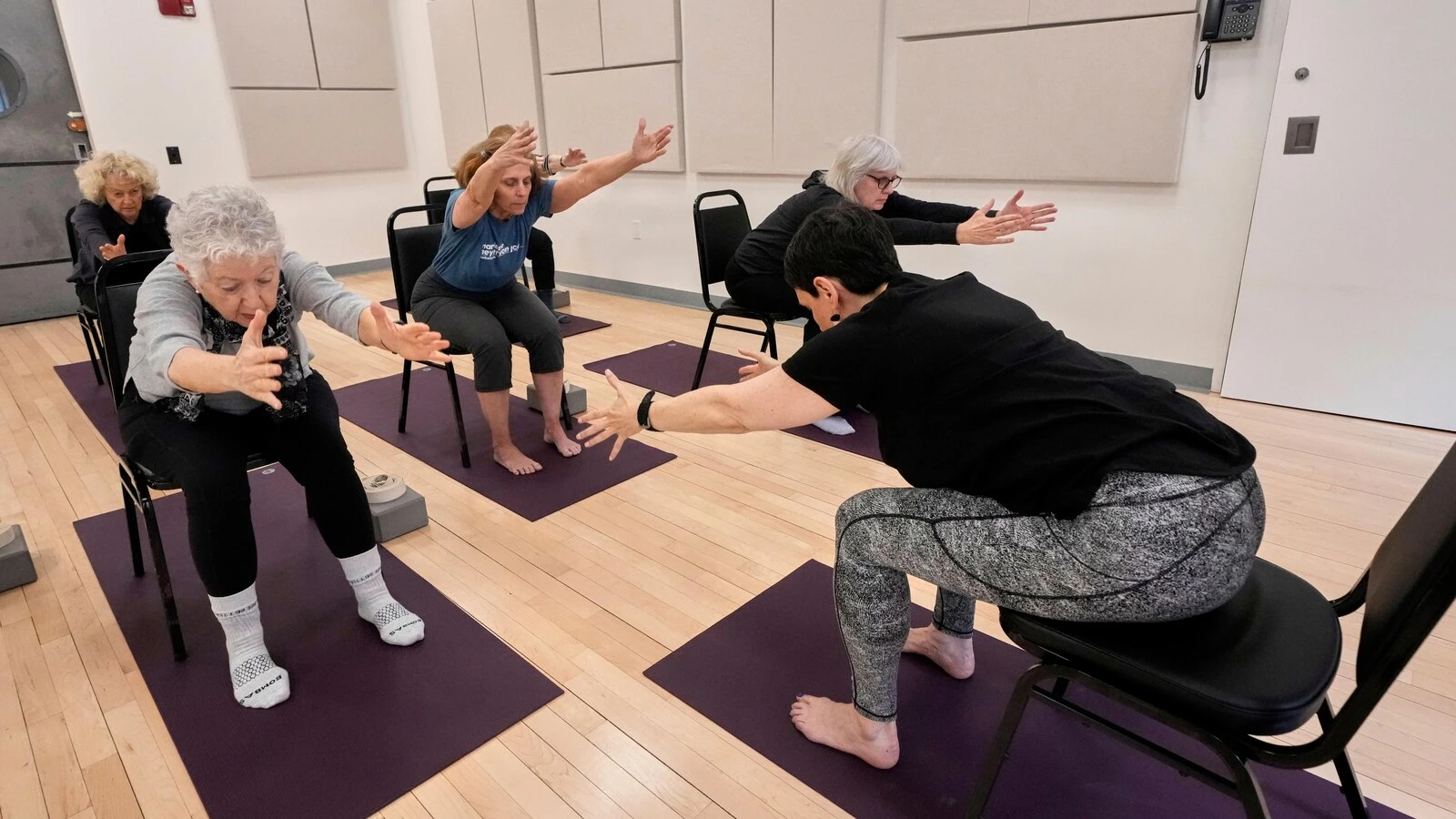 Emotional well-being. Fall prevention. Chair yoga has a lot to offer people of all ages