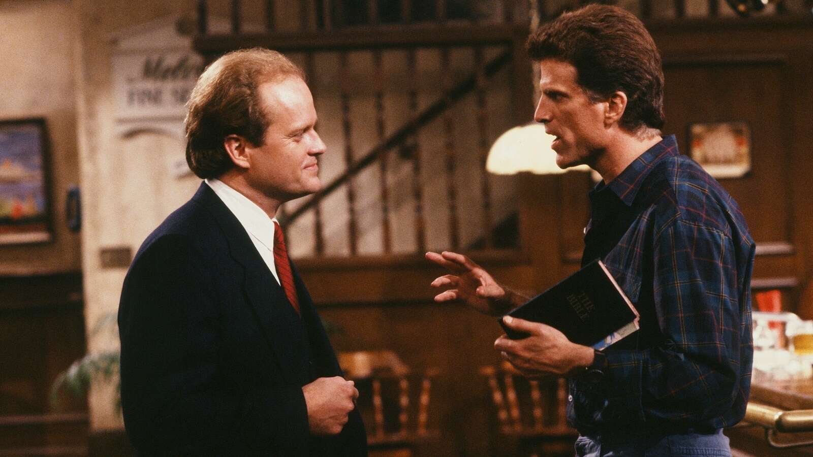 Ted Danson apologizes to Kelsey Grammer over rift during 'Cheers' yearsGrammer appeared on Danson's podcast which he hosts with Woody Harrelson.10/24/2024 12:22:49 EDT