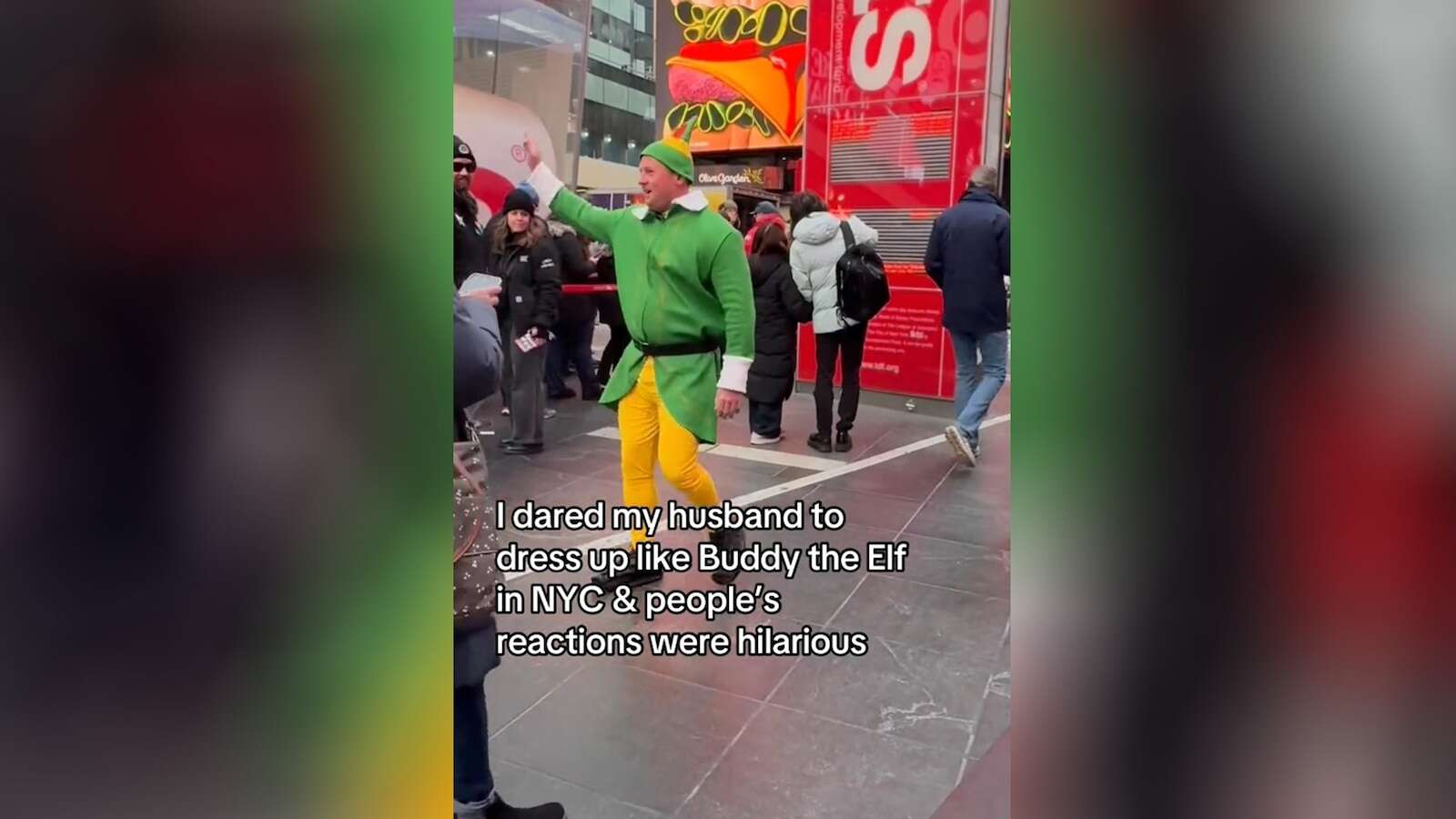 Wife speaks out after husband accepts dare, dresses up as Buddy the elfMelissa Beeler didn’t think her husband would accept the challenge.12/13/2024 07:53:34 EST