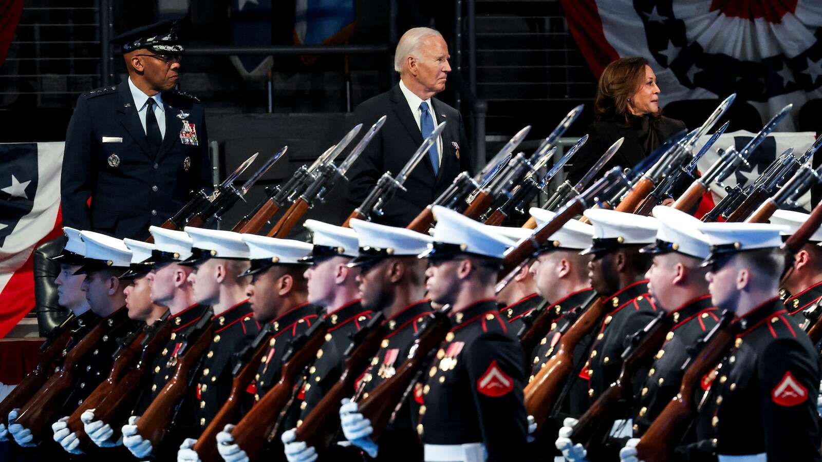 Biden thanks troops for their service at commander in chief farewell ceremony