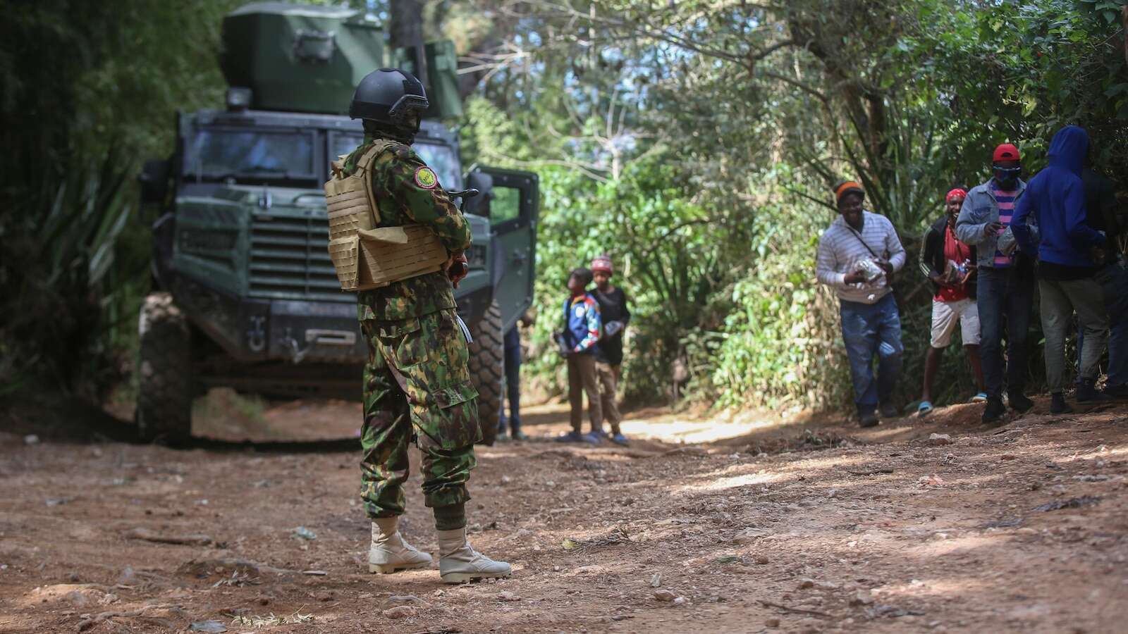 The body of a Kenyan officer who died in Haiti arrives home for burial