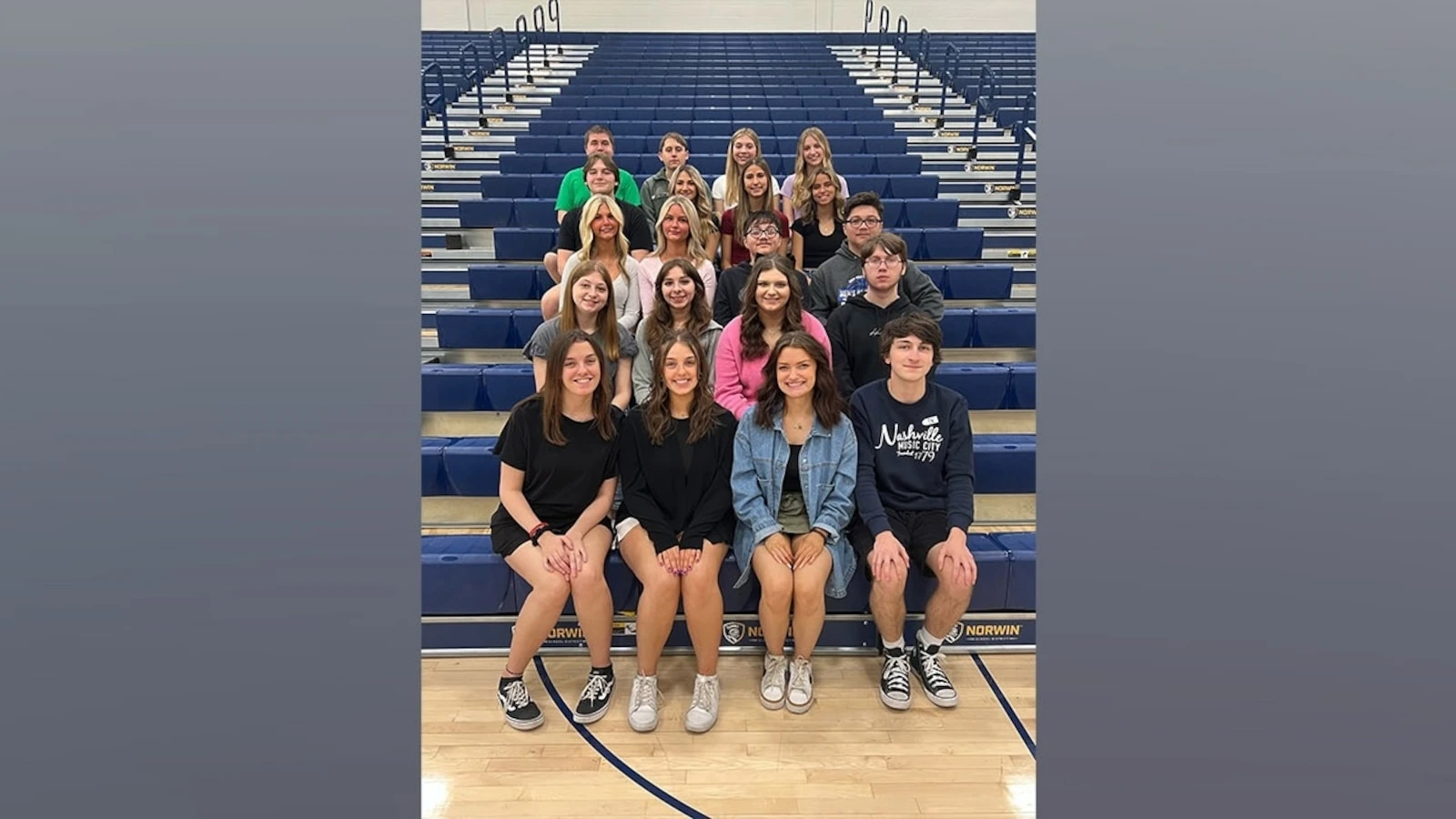 This high school senior class has 11 sets of twinsNorwin High School's senior class has had 
