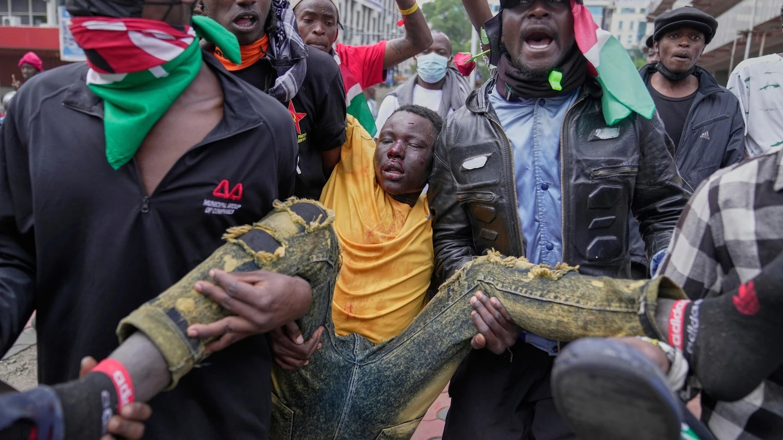 Kenya's parliament and president's office barricaded ahead of anniversary protests