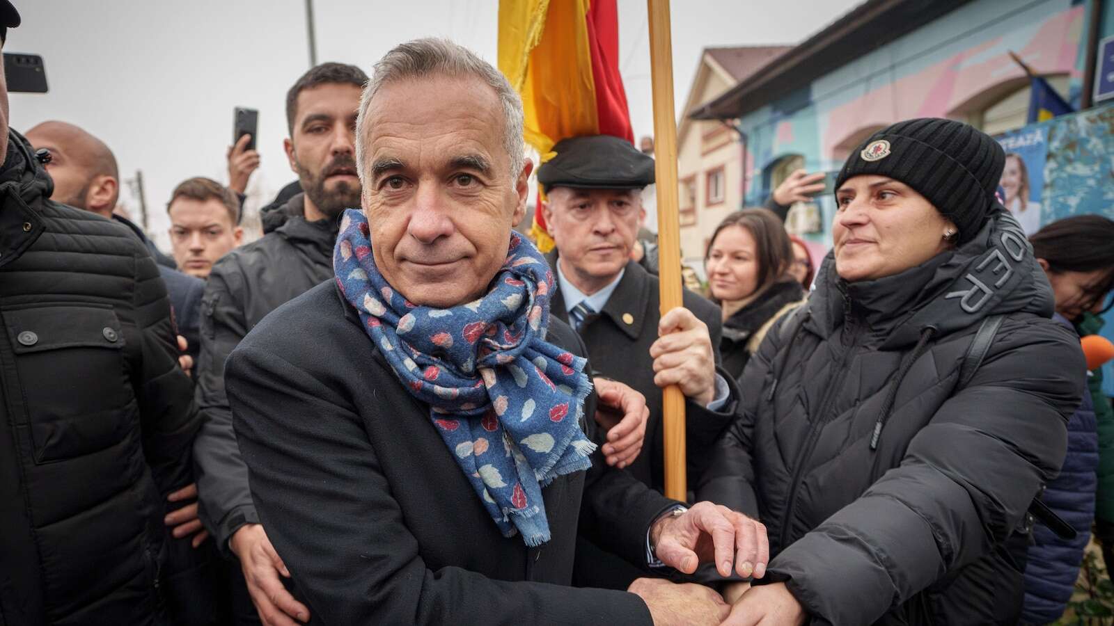 Romania's far-right presidential candidate denounces canceled vote at closed polling station