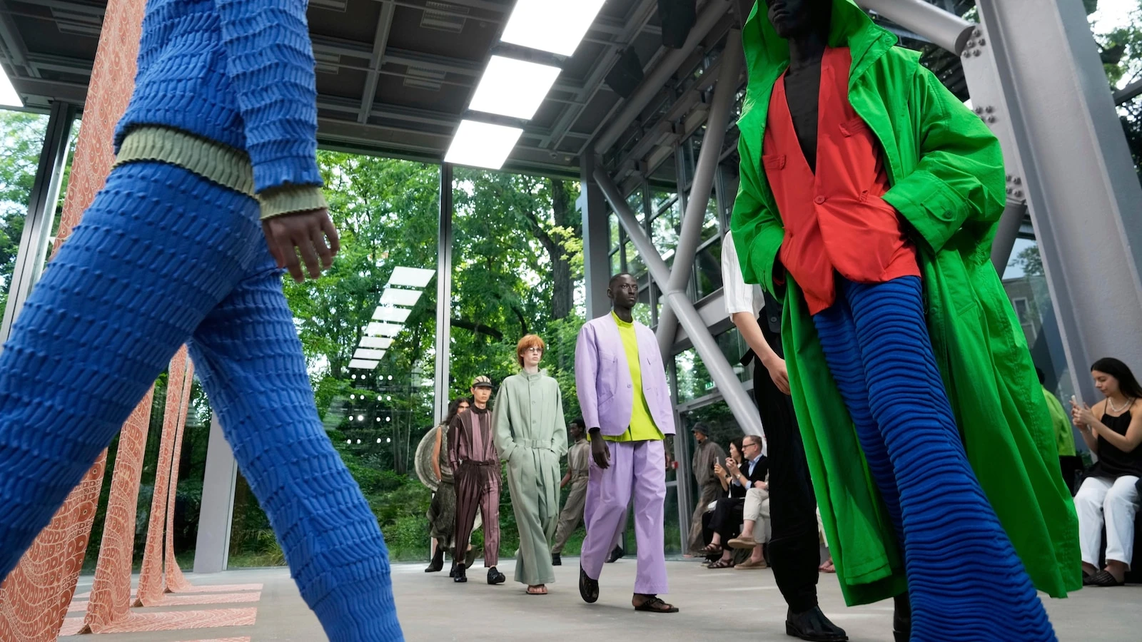 Issey Miyake transforms the Cartier Foundation into living sculpture garden