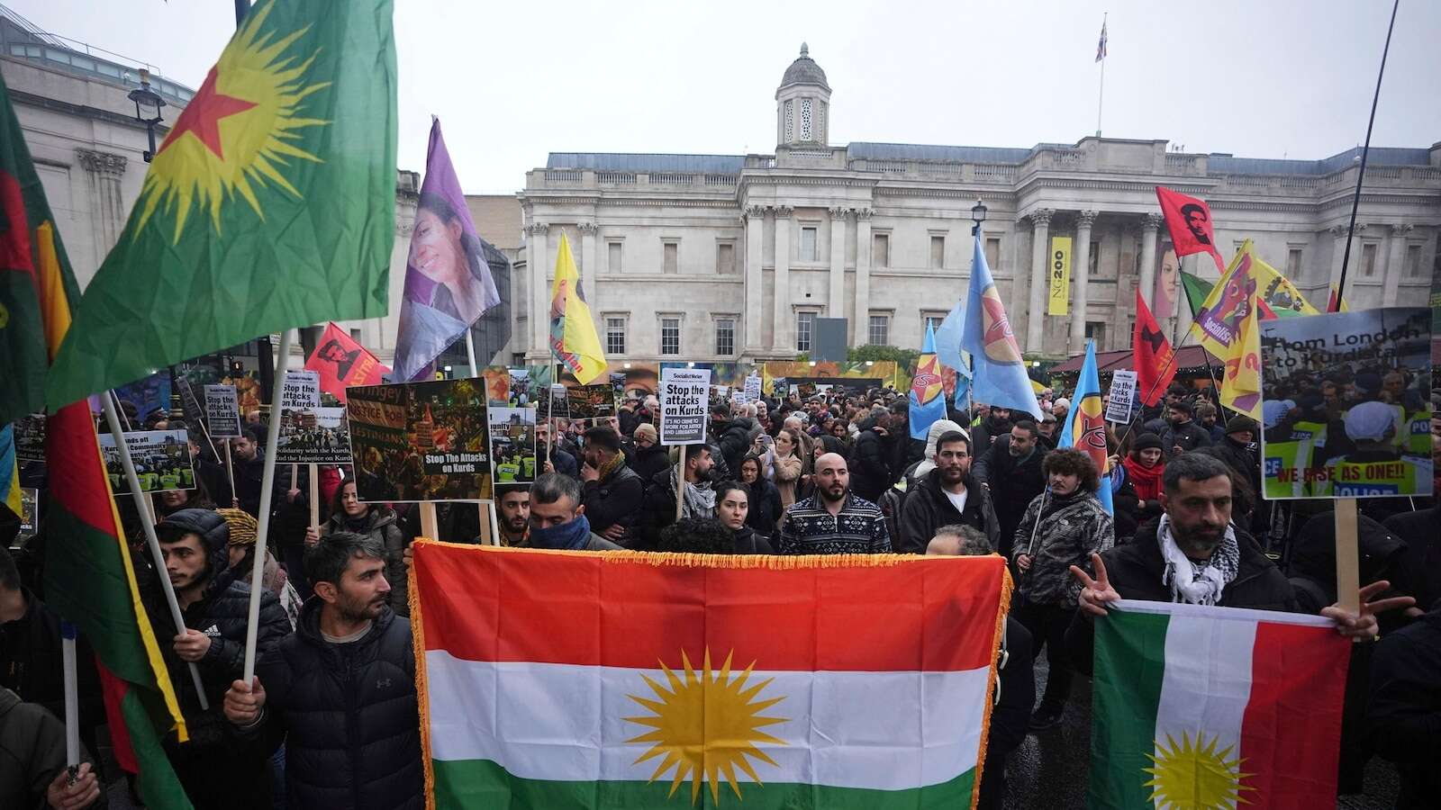 6 people charged in UK with belonging to a banned Kurdish group