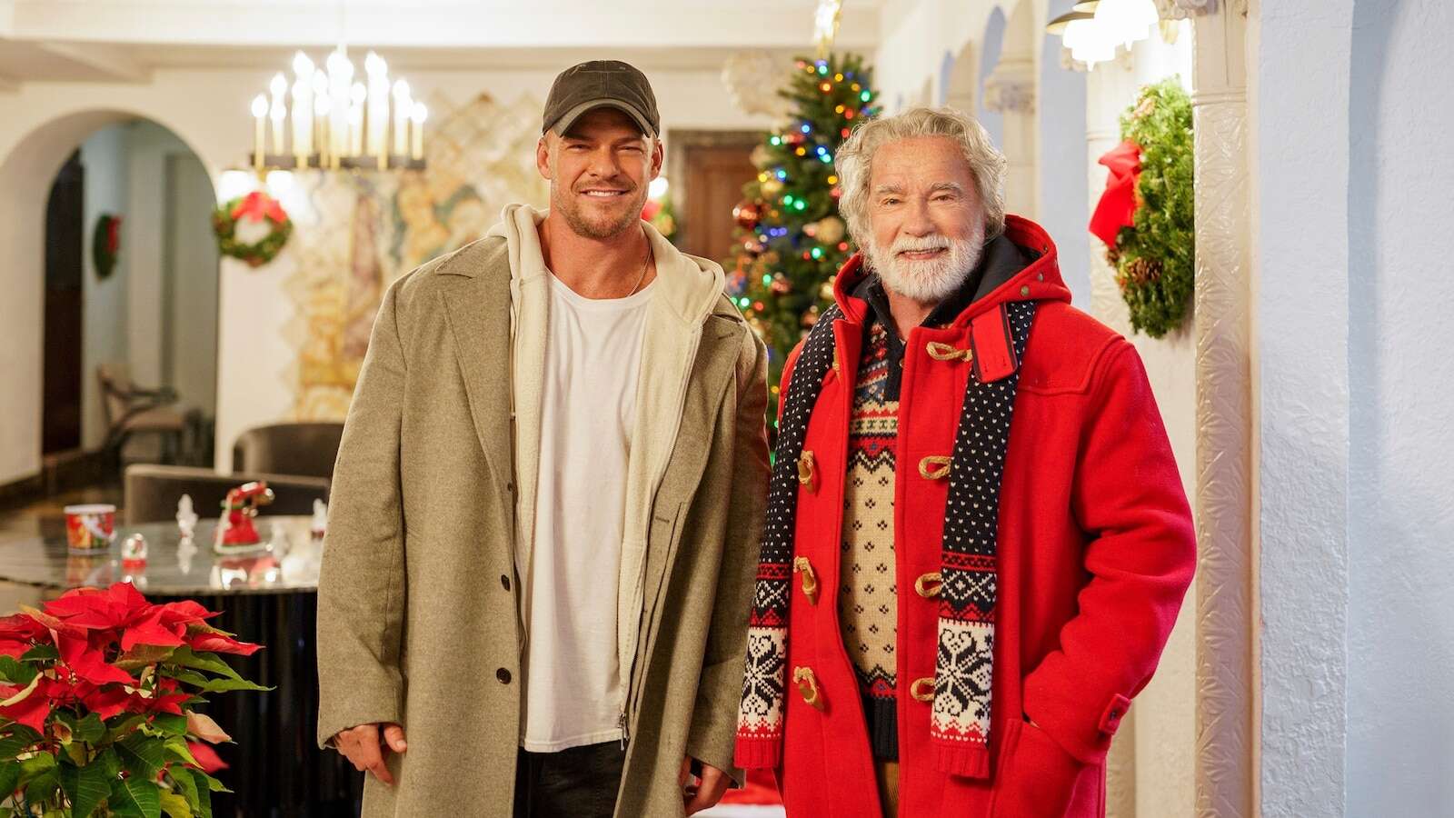 See photo of Arnold Schwarzenegger as Santa in 1st look from set of family comedyProduction on the film 