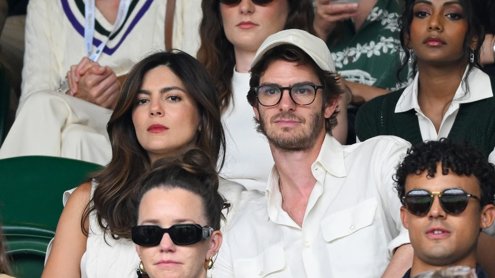 Monica Barbaro and Andrew Garfield share moment at Wimbledon in matching whiteThe pair also recently attended a Broadway show together.26 minutes ago