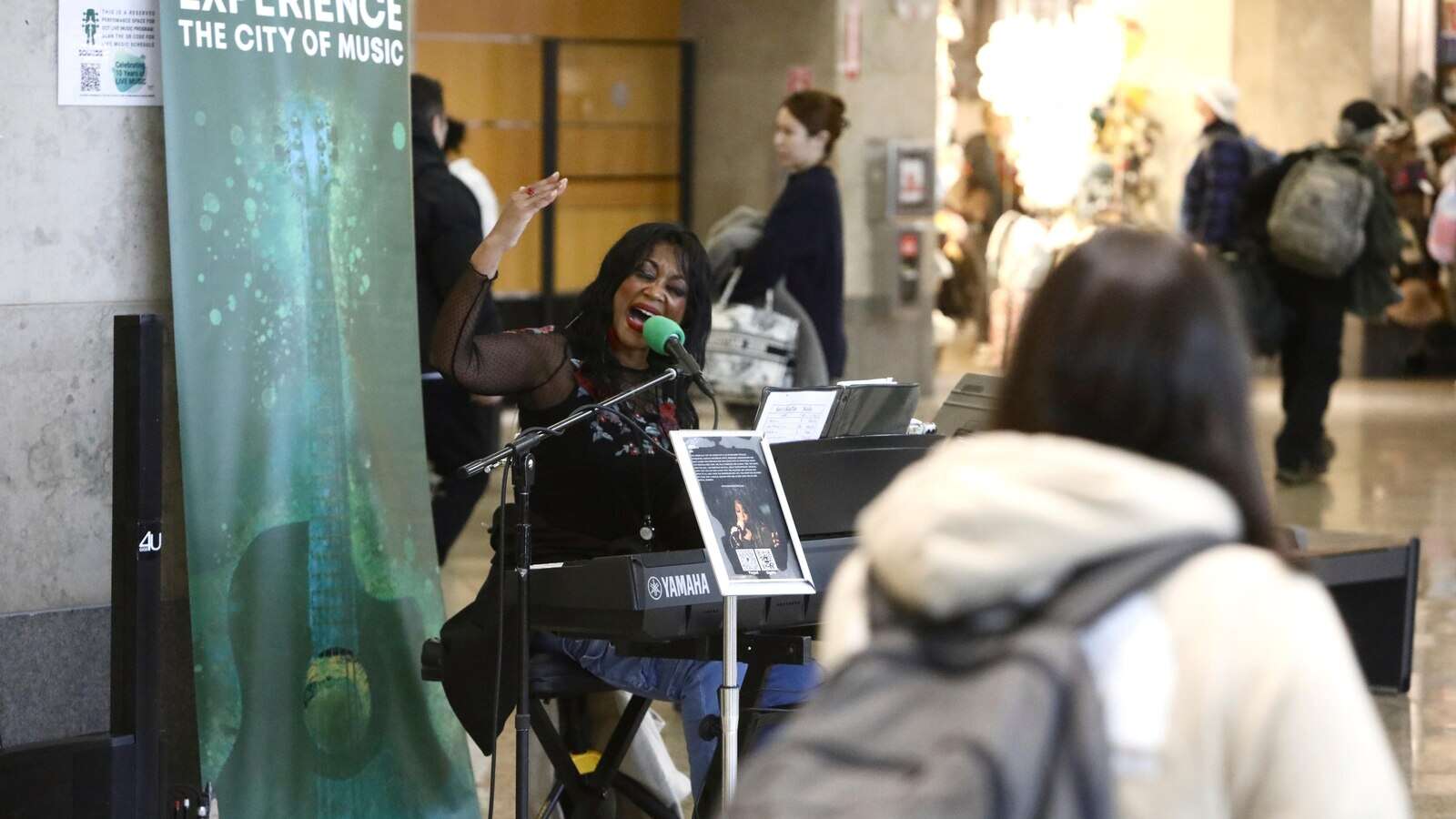 For airports, background music no longer is an afterthought