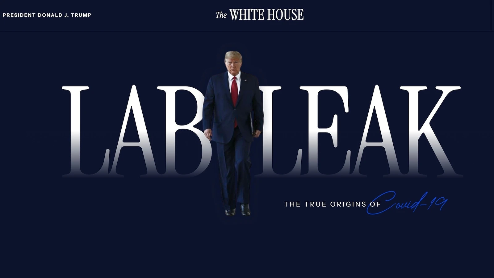 White House changes COVID.gov web page to page supporting lab leak theoryThe website once had resources for vaccines, testing and treatment for COVID-19.5 minutes ago
