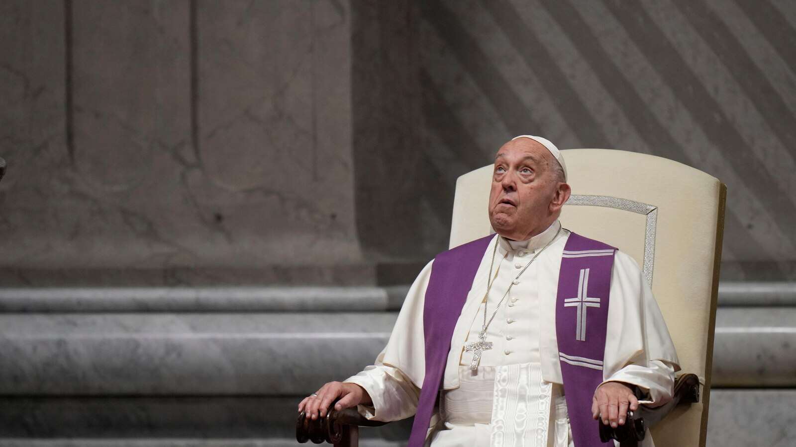 Pope leads top cardinals in atoning for a host of sins ahead of a new phase of reform effort