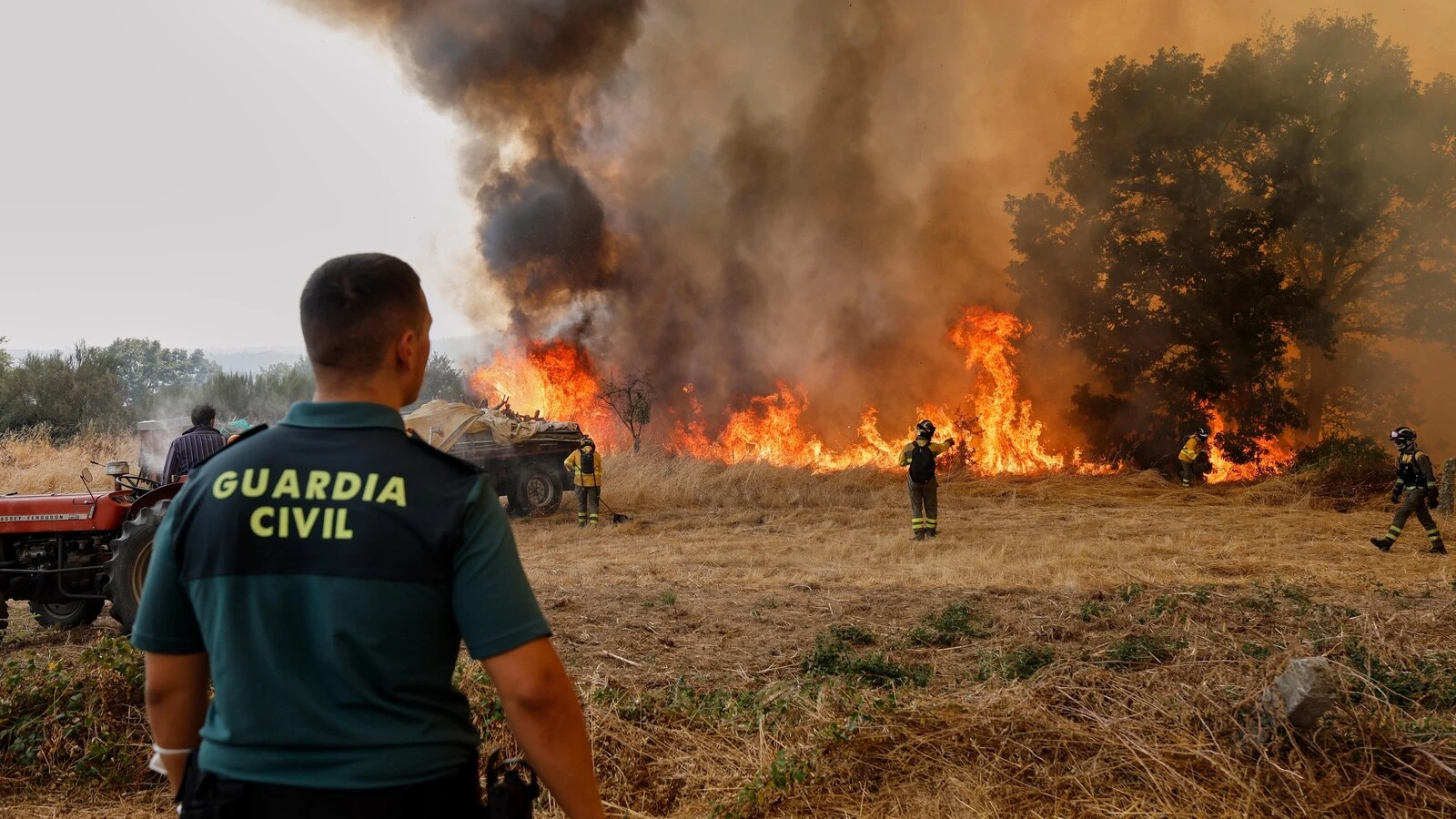 Spain deploys 500 more troops to battle wildfires during extended heatwave