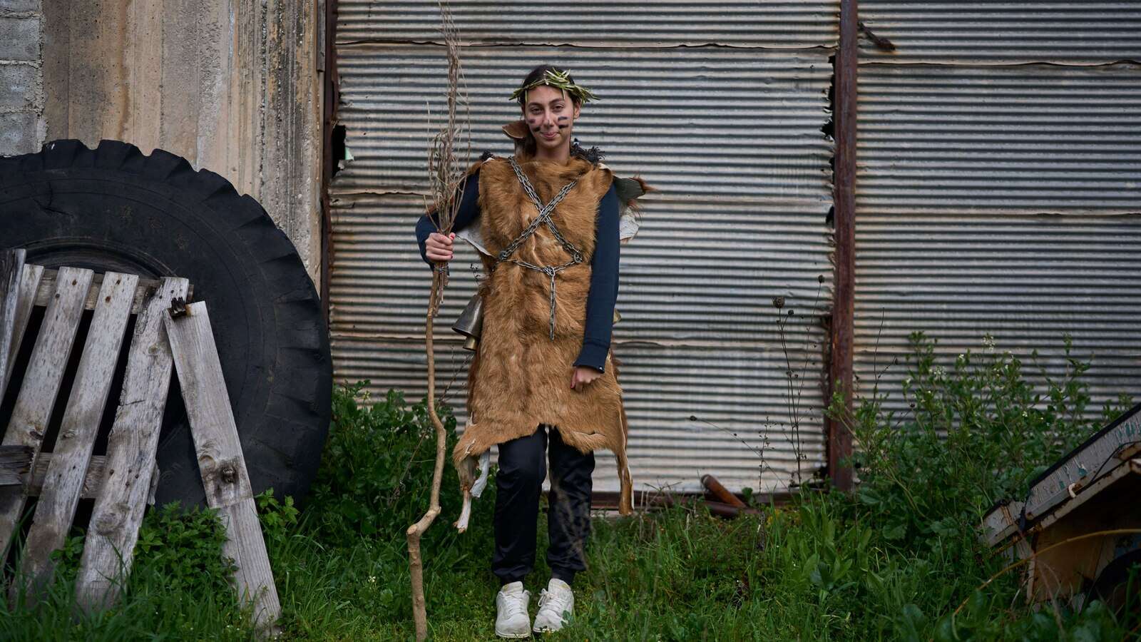 Animal skins, bells, ritual chaos: Ancient burnout remedy is still at the heart of Greece’s carnival