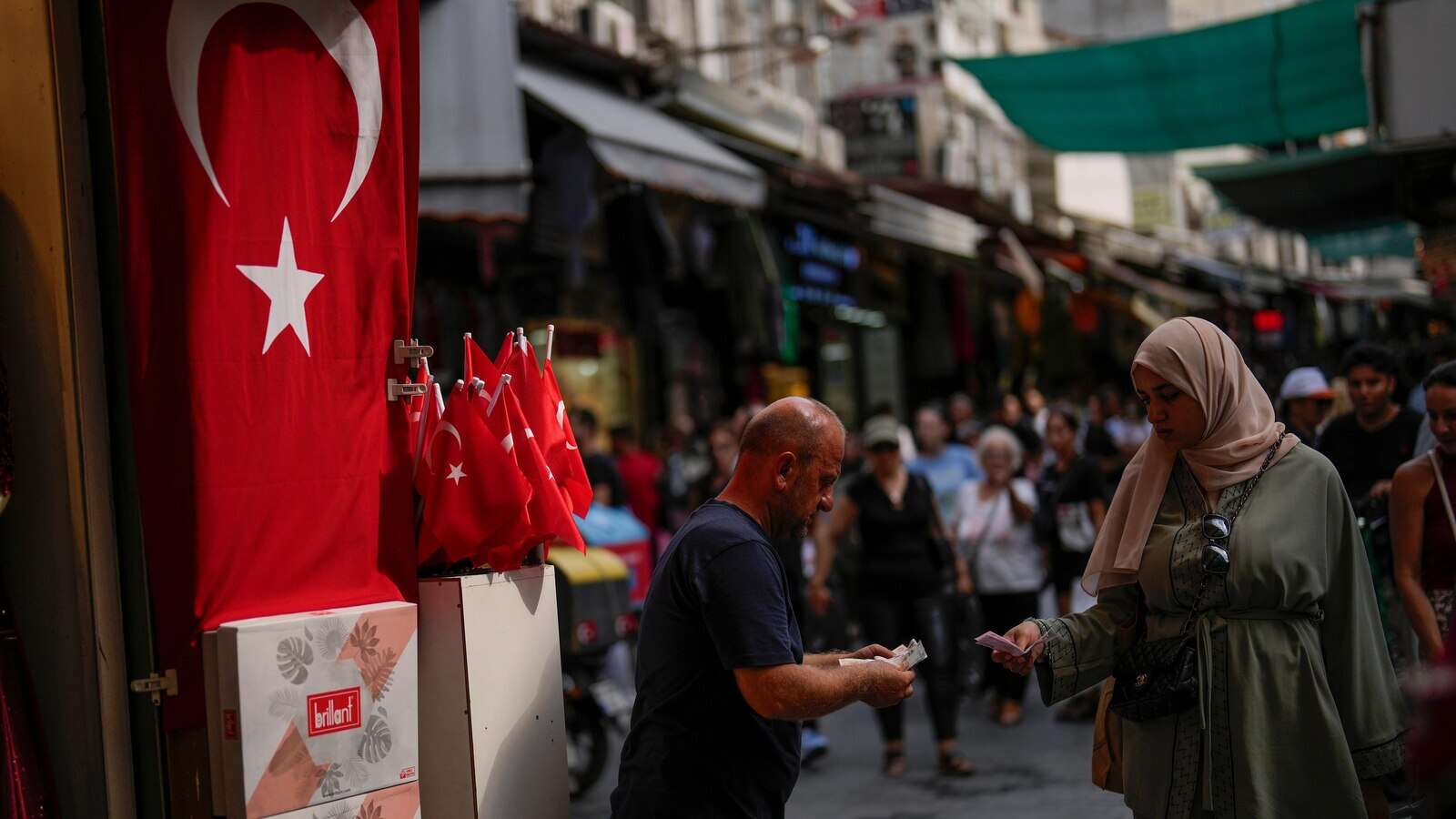 Turkey's central bank lowers key interest rate as inflation slows