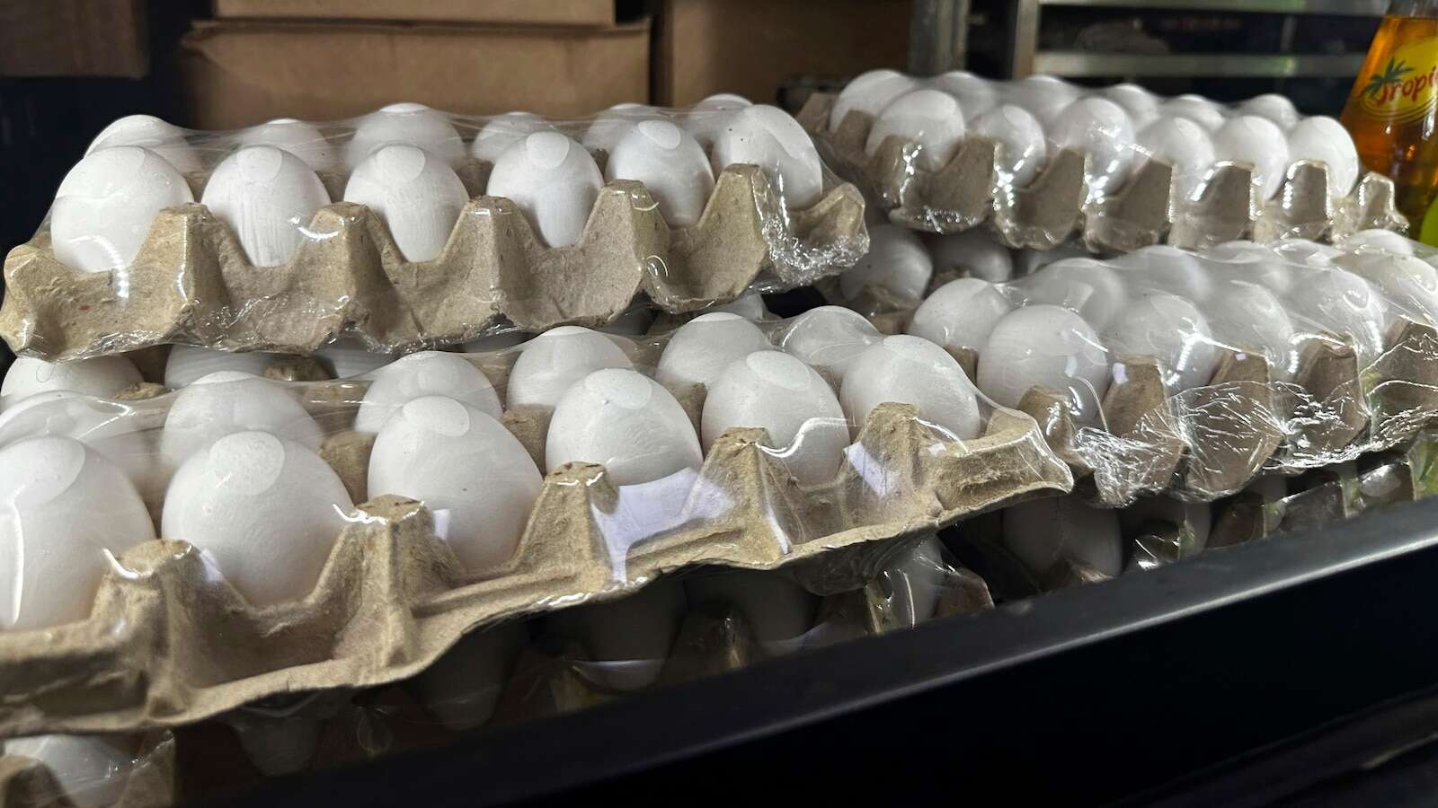 US eggs prices hit a record high of $4.95 and are likely to keep climbing