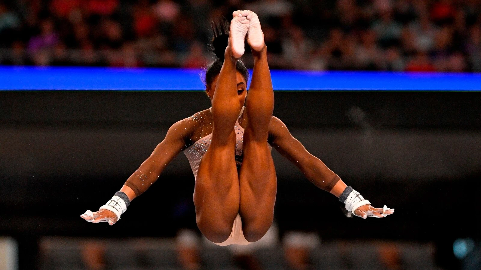 Jerome Miron/USA TODAY Sports via ReutersSimone Biles wins 9th US Gymnastics championshipThe veteran gymnast had an all-around total score of 119.750.6/3/2024 07:27:00 EDT
