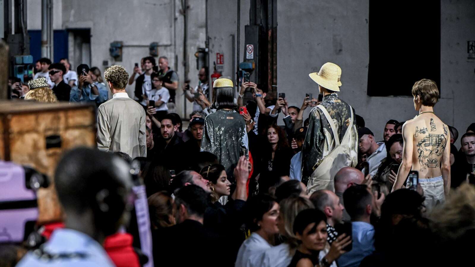 Moschino literally shreds the fashion rules on first day of Milan Fashion Week