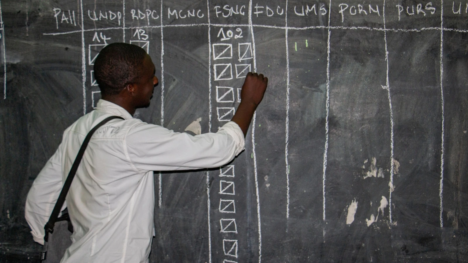 Cameroon governing party says one of its offices was set on fire as election tensions rise
