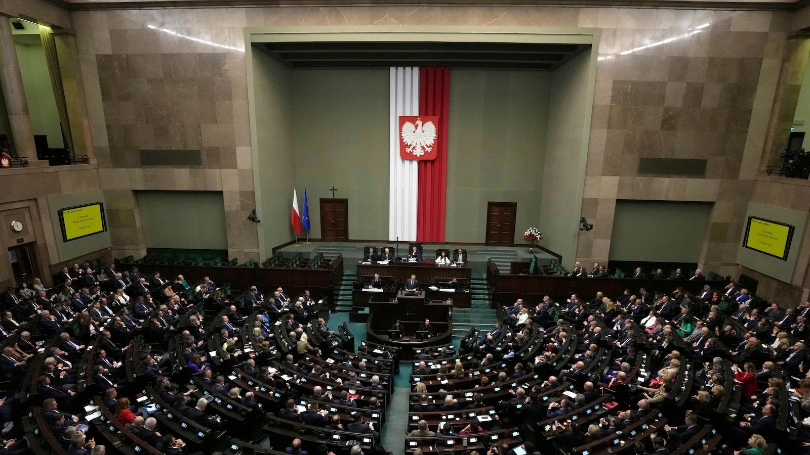 Poland's lawmakers vote in 2024 budget but approval is still needed from pro-opposition president
