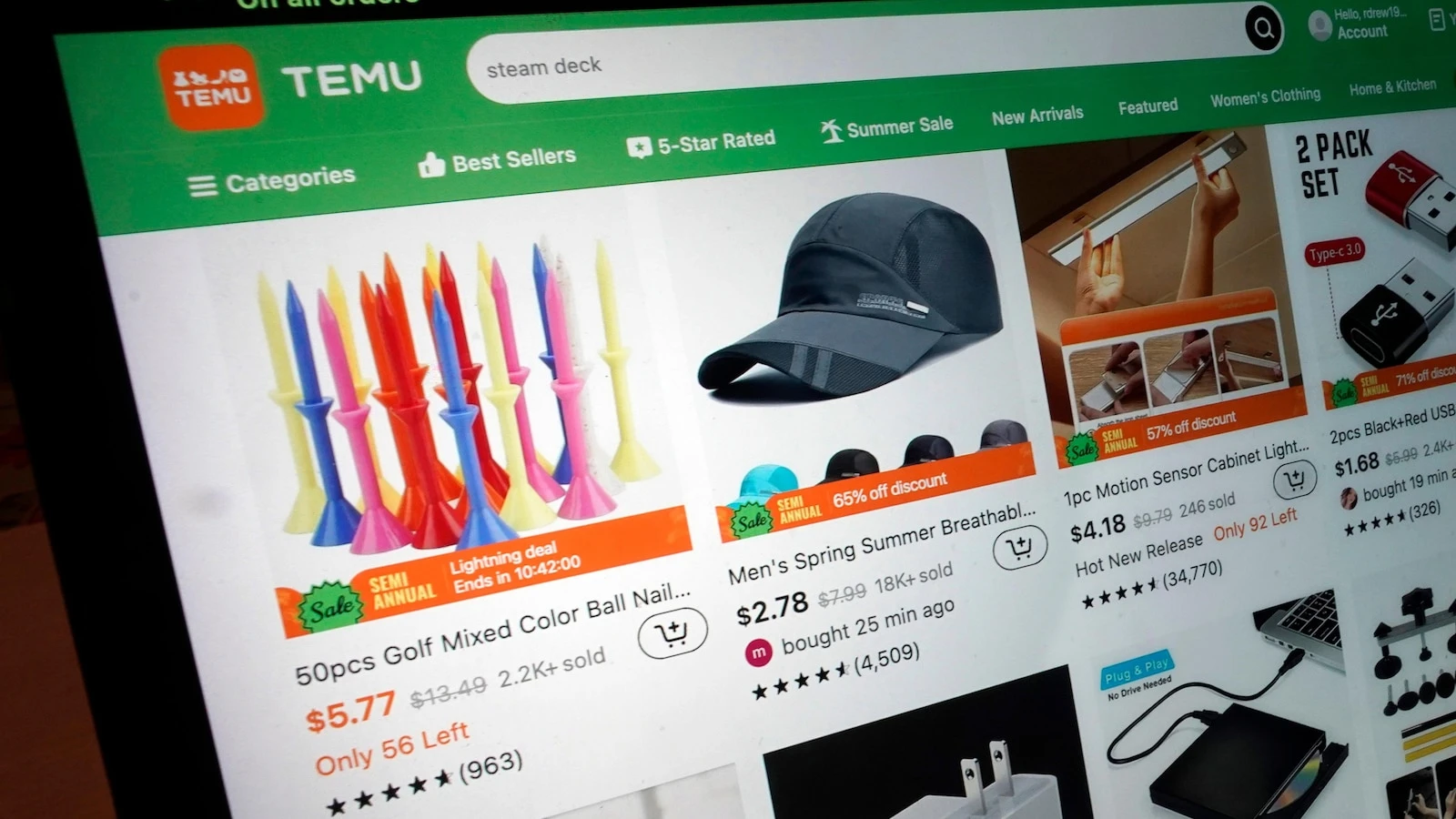 Temu accused by EU regulators of failing to prevent sale of illegal products