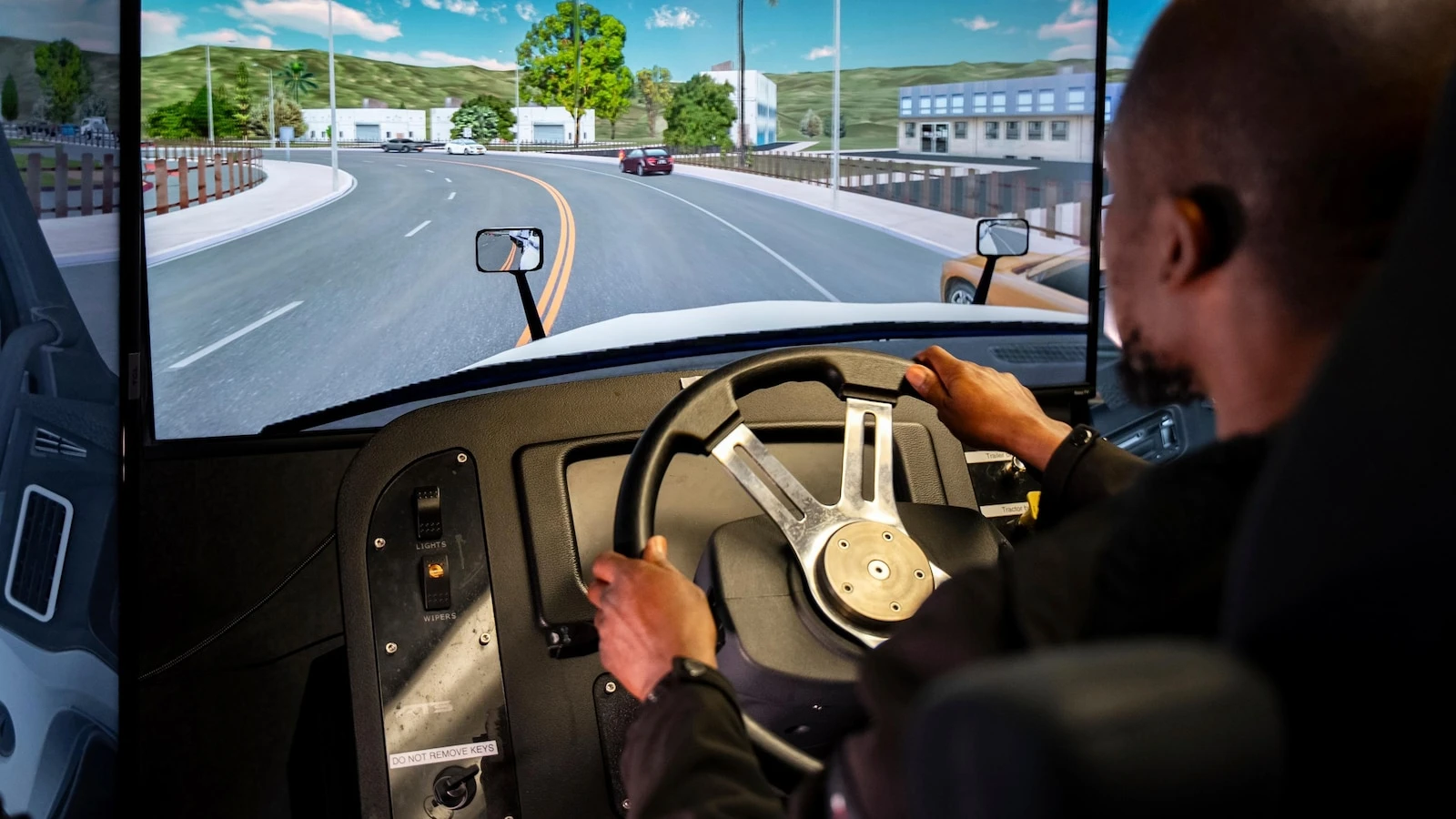 Truckers practice English skills as US language policy takes effect