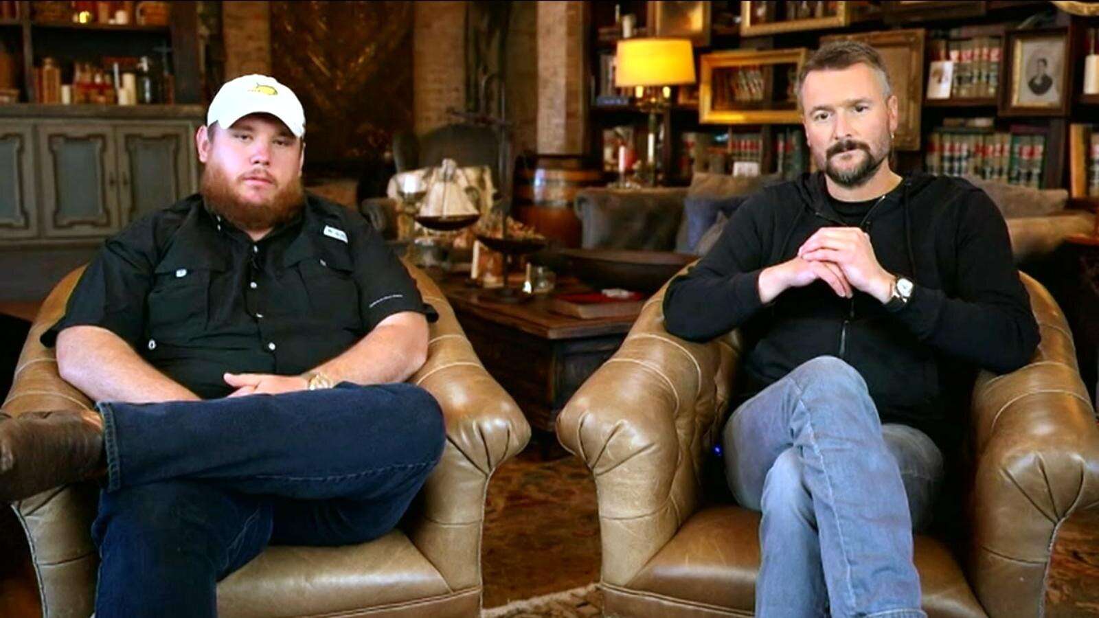 Luke Combs, Eric Church talk Hurricane Helene relief concert