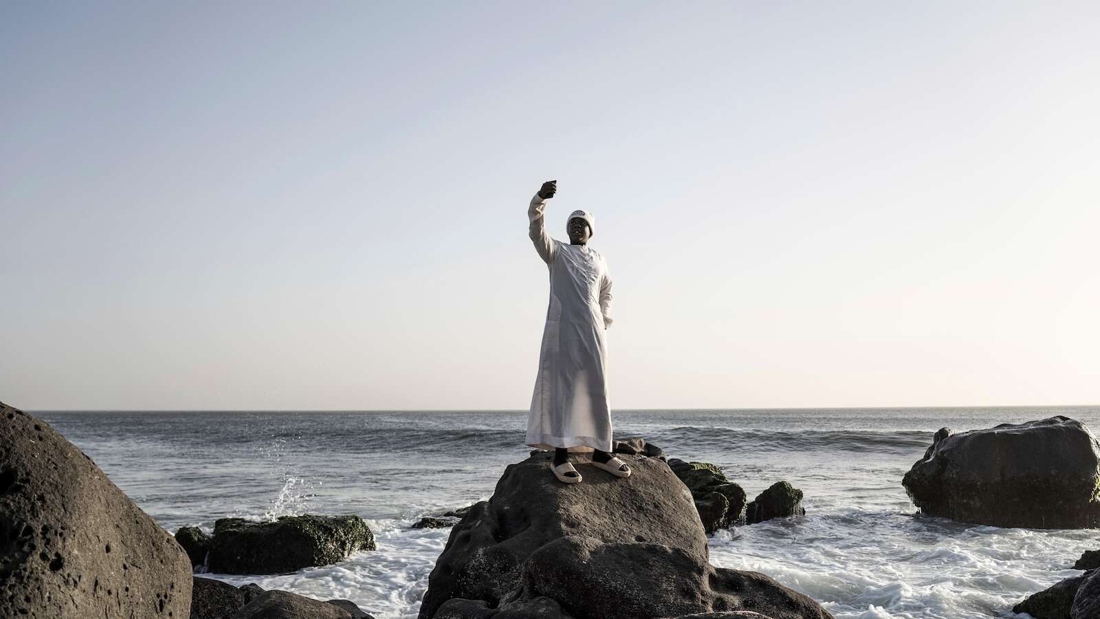 Thousands of followers of a Sufi Muslim brotherhood celebrate a sacred date in Senegal