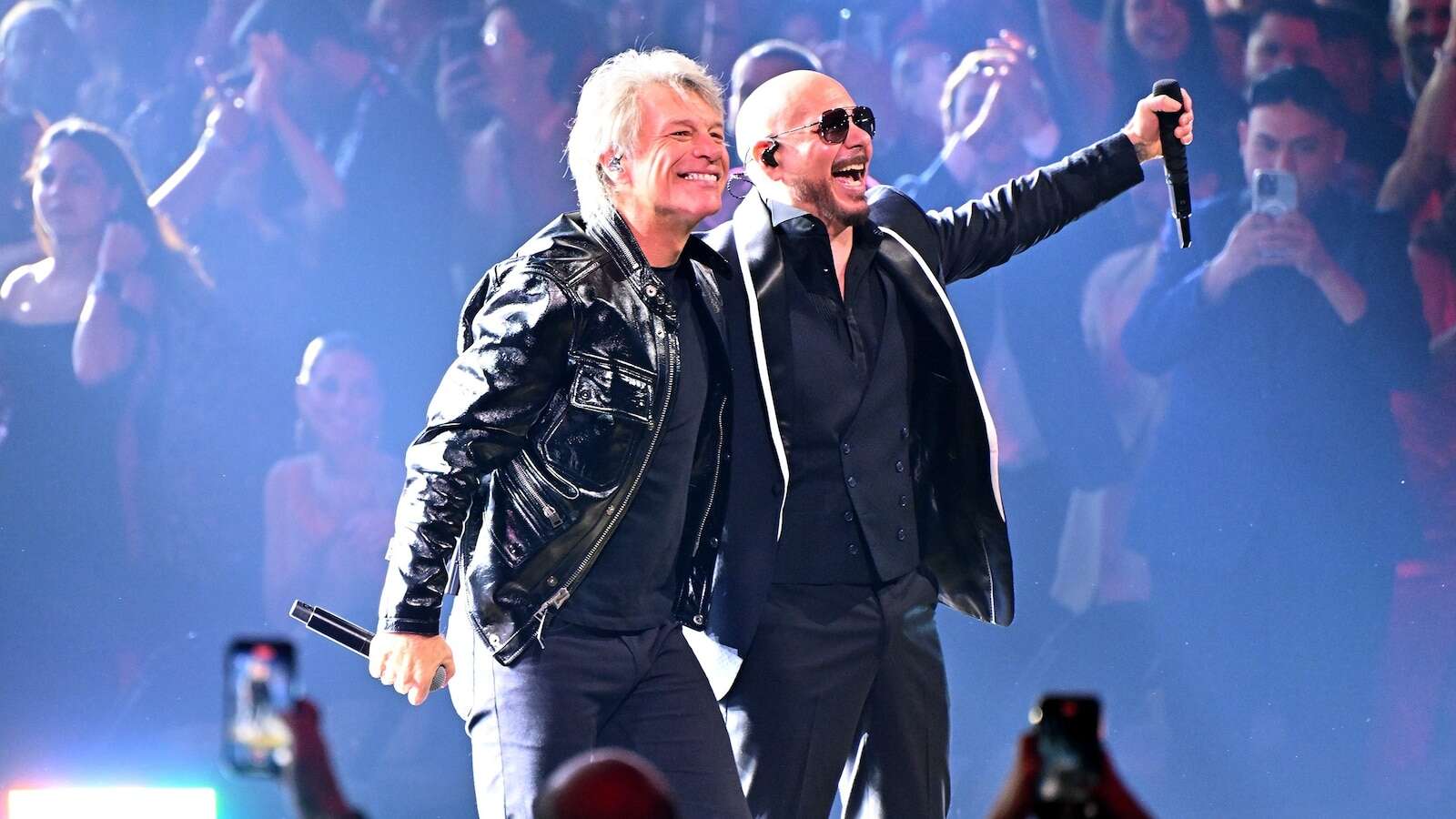 Pitbull, Bon Jovi perform 'Now or Never' at 2024 Latin GrammysThe duo also dropped a music video for their remix of 