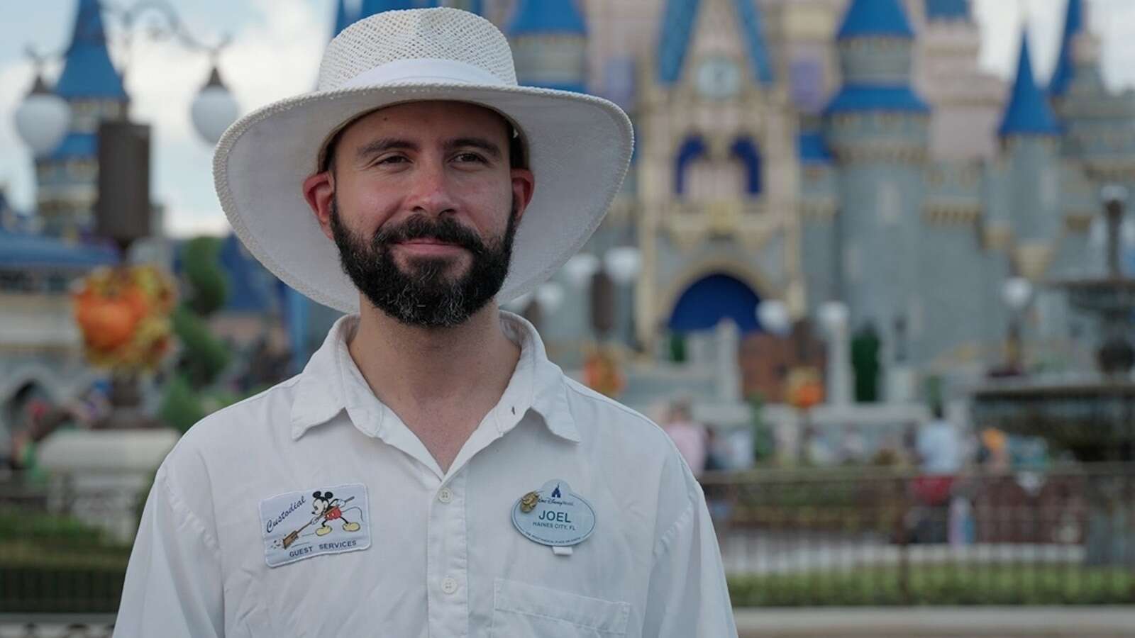 Meet the Walt Disney World custodian who brings magic in a unique way 