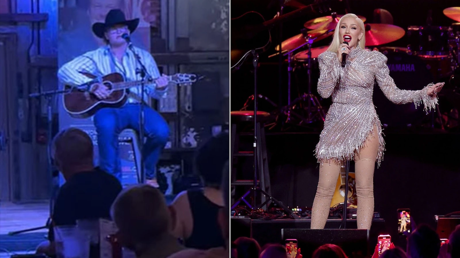 Gwen Stefani's son Zuma performs at stepdad Blake Shelton's Oklahoma bar: WatchThe 15-year-old sang Zach Bryan songs at the venue.7/30/2024 04:16:33 EDT