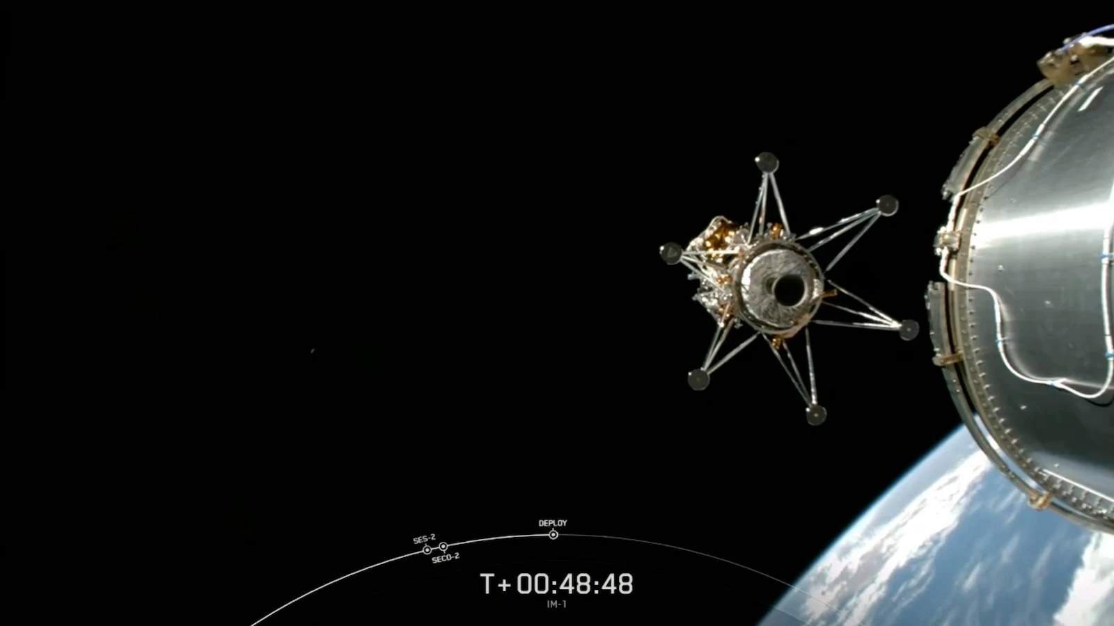 Private US spacecraft enters orbit around the moon ahead of landing attempt