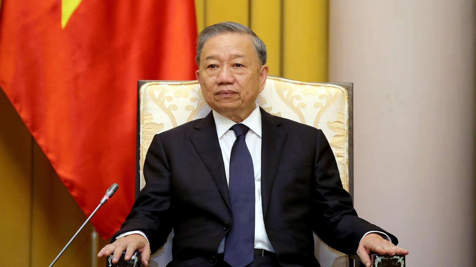 Vietnam's new leader has arrived in China on his first overseas trip since taking the helm