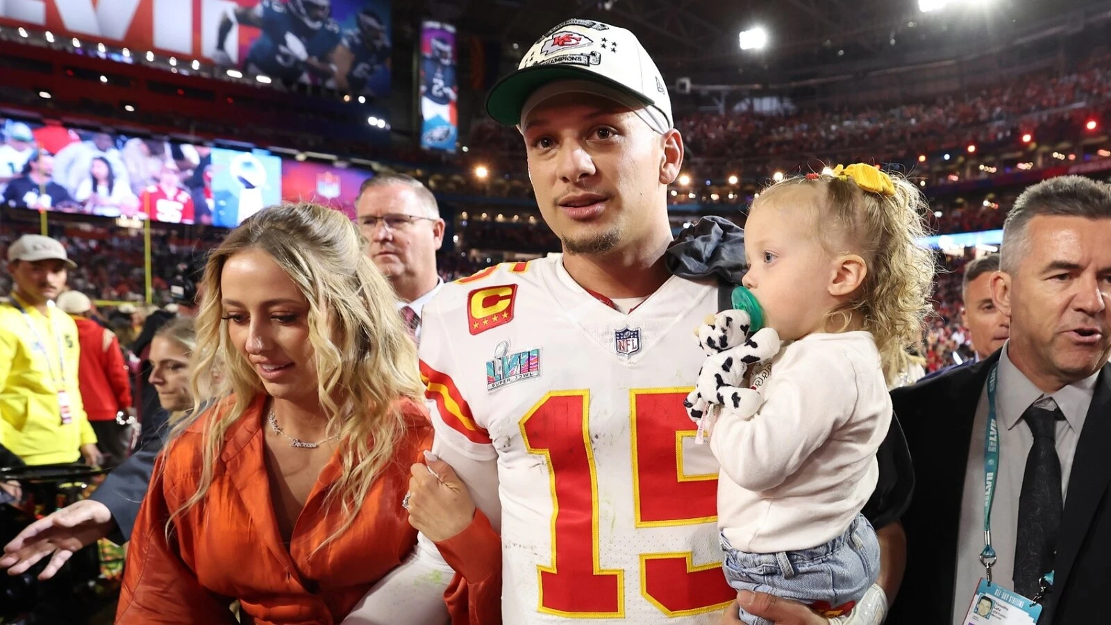 What to know about Patrick Mahomes' wife Brittany and their 2 kidsThe couple share a daughter and a son.1/24/2024 08:18:00 EST