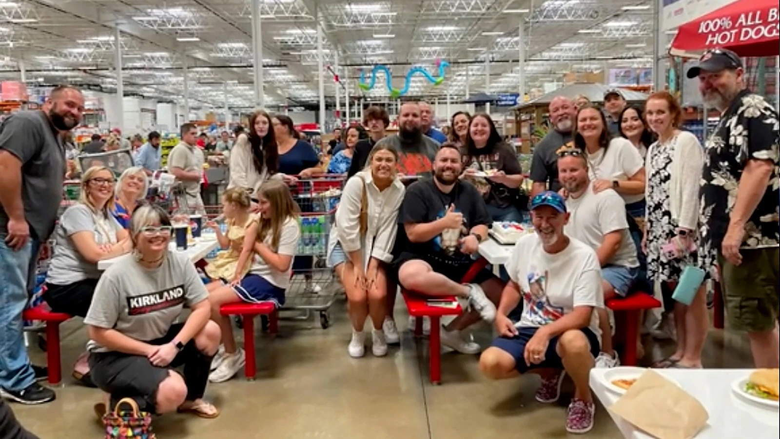 Wife throws husband a surprise birthday party at Costco, his favorite store Clint Blevins celebrated his 27th birthday at his favorite store.5/8/2024 04:31:00 EDT