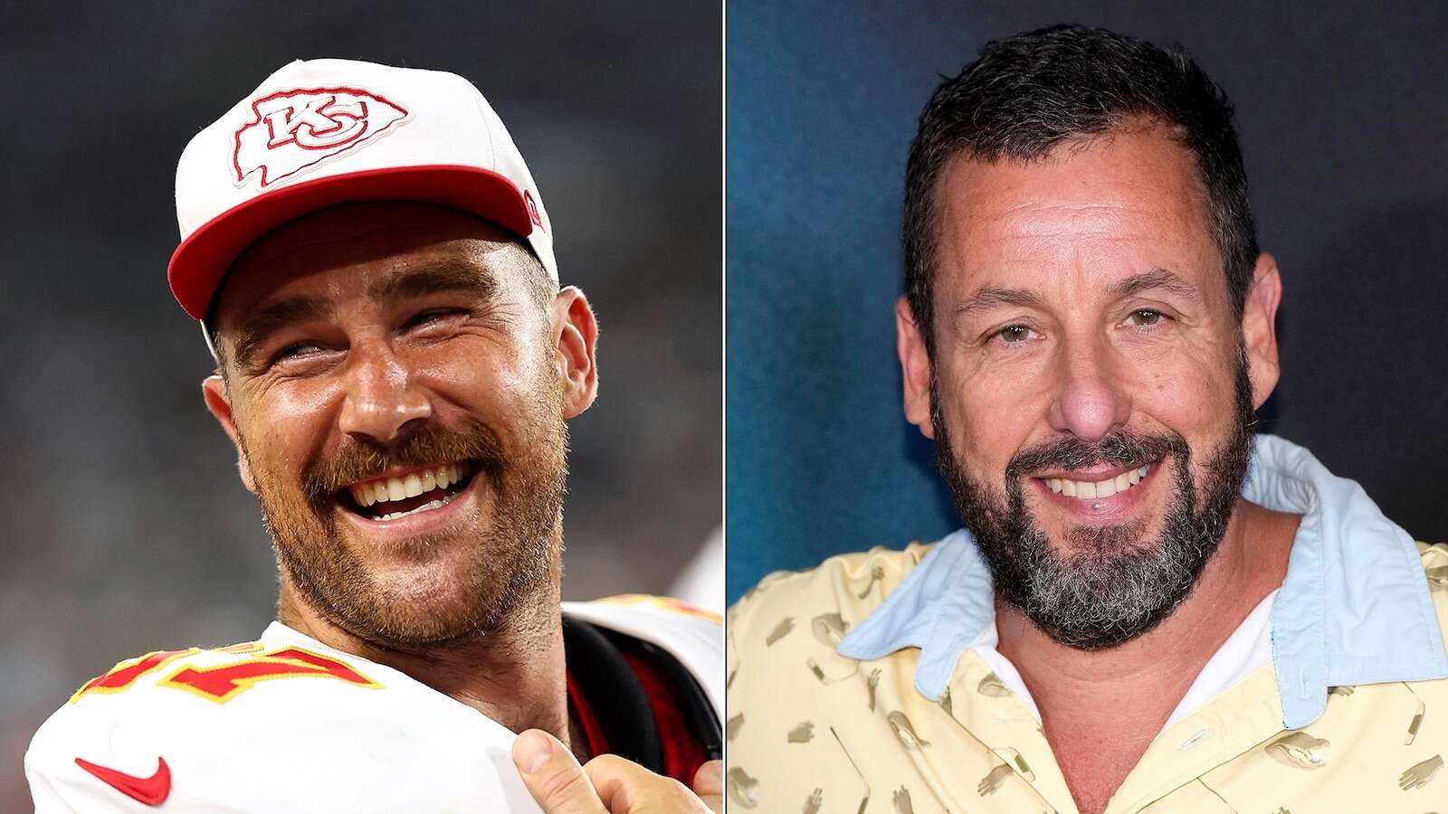 Adam Sandler, Kelce brothers talk 'Happy Gilmore' and Travis' cameoSandler said Travis Kelce's scene involved great golfers.8/28/2024 02:51:00 EDT