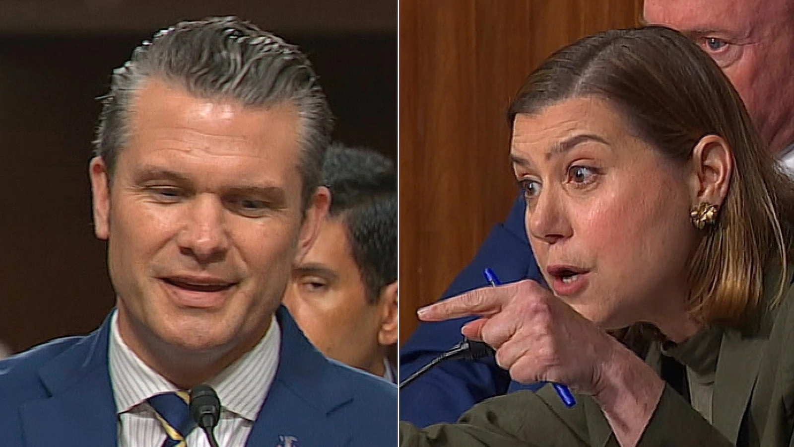 Hegseth spars with Democratic senators during Congressional hearing