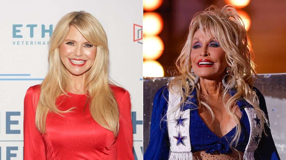 Christie Brinkley calls out those saying Dolly Parton should 'dress her age'