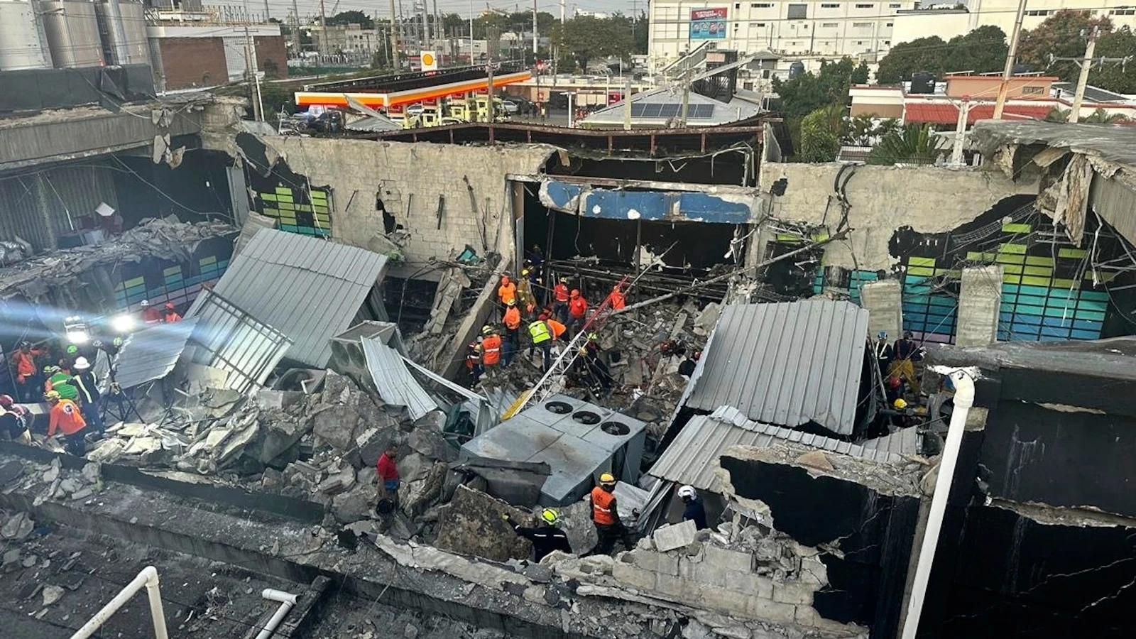 Dozens dead after roof collapses at nightclub