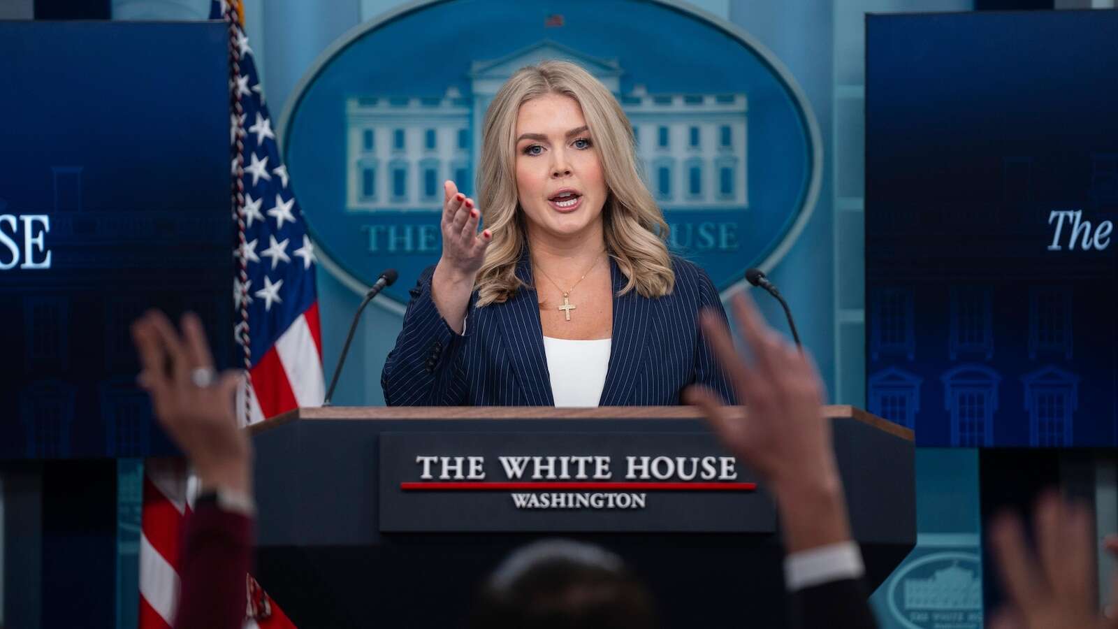 White House says it has the right to punish AP reporters over Gulf naming dispute