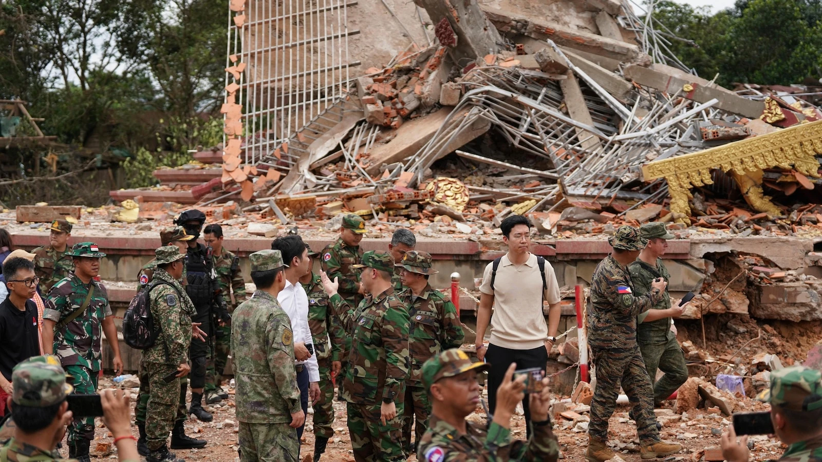 Thailand again accuses Cambodia of planting land mines as 3 soldiers are hurt by blast along border