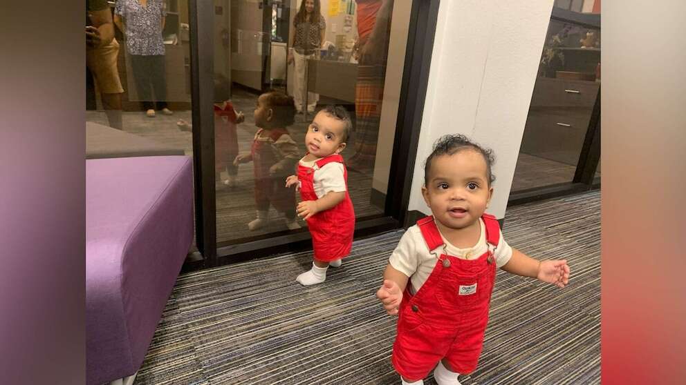 Formerly conjoined twin sisters celebrate 1st birthday, take first stepsThe twin sisters underwent an 11-hour separation surgery earlier this year.10/27/2023 04:01:06 EDT