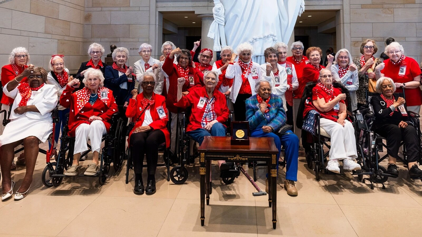 'Rosie the Riveters' awarded Congressional Gold MedalThe women of World War II were awarded with Congress' highest civilian honor. 4/10/2024 04:20:00 EDT