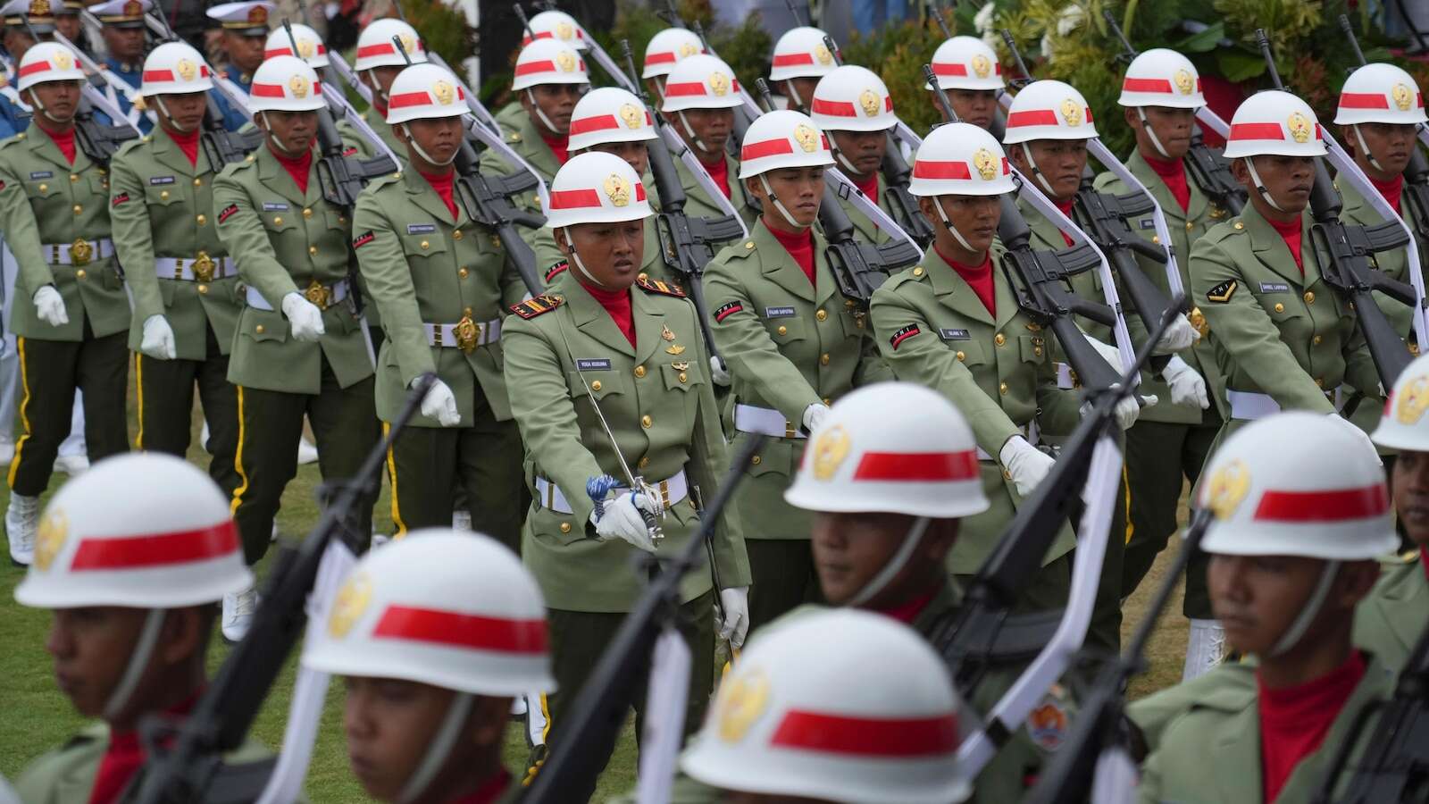 Indonesia holds unfinished future capital's first Independence Day ceremony