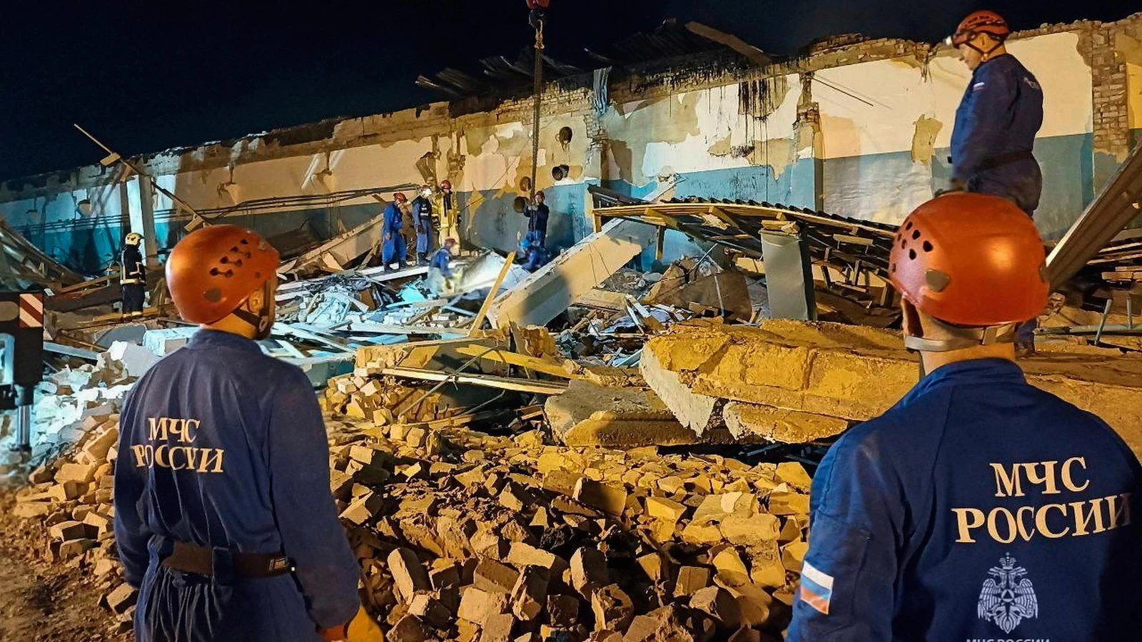 A fire at a Russian industrial plant kills 11 and injures 130