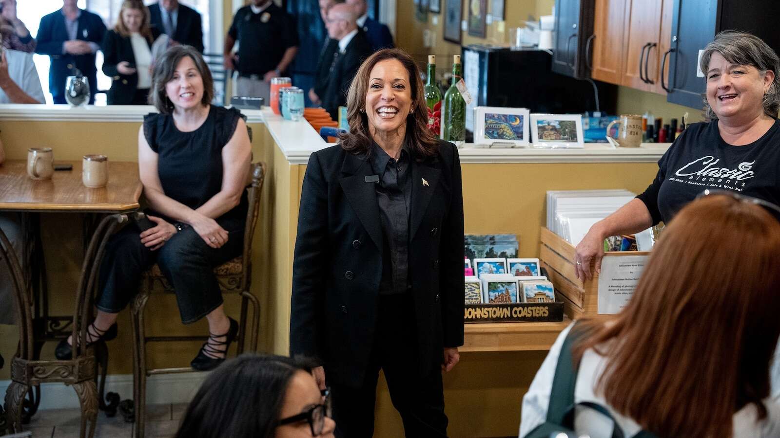 Harris says she's 'feeling very good about Pennsylvania' during campaign stop