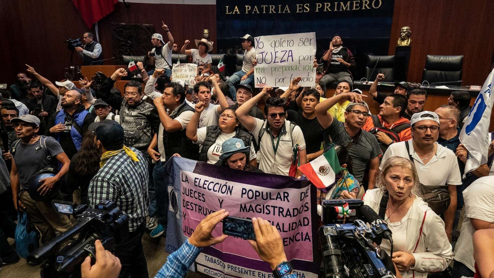 Mexico will amend its constitution this weekend to require all judges to be elected