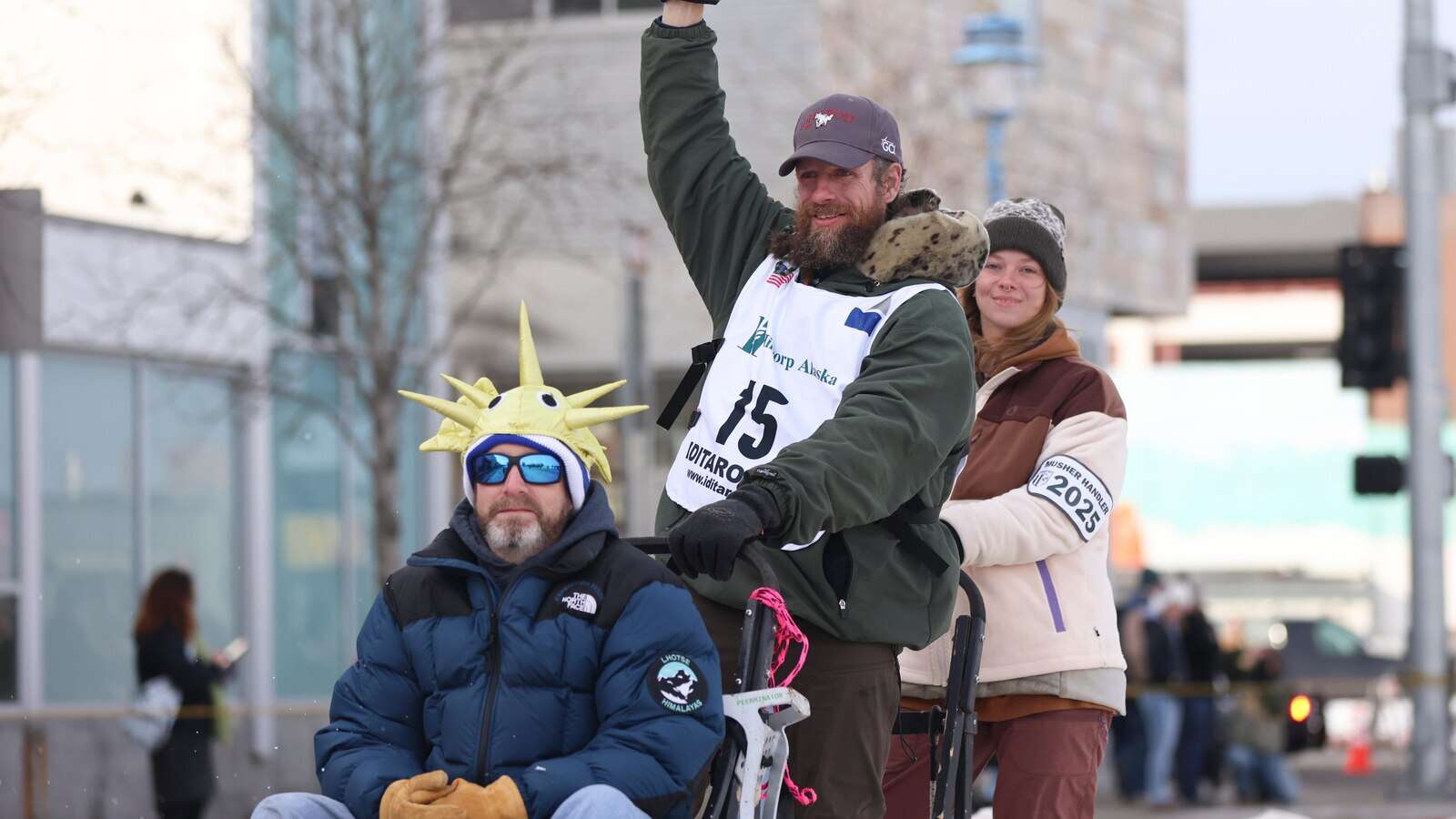 Former reality TV star Jessie Holmes wins longest-ever Iditarod Trail Sled Dog Race in Alaska