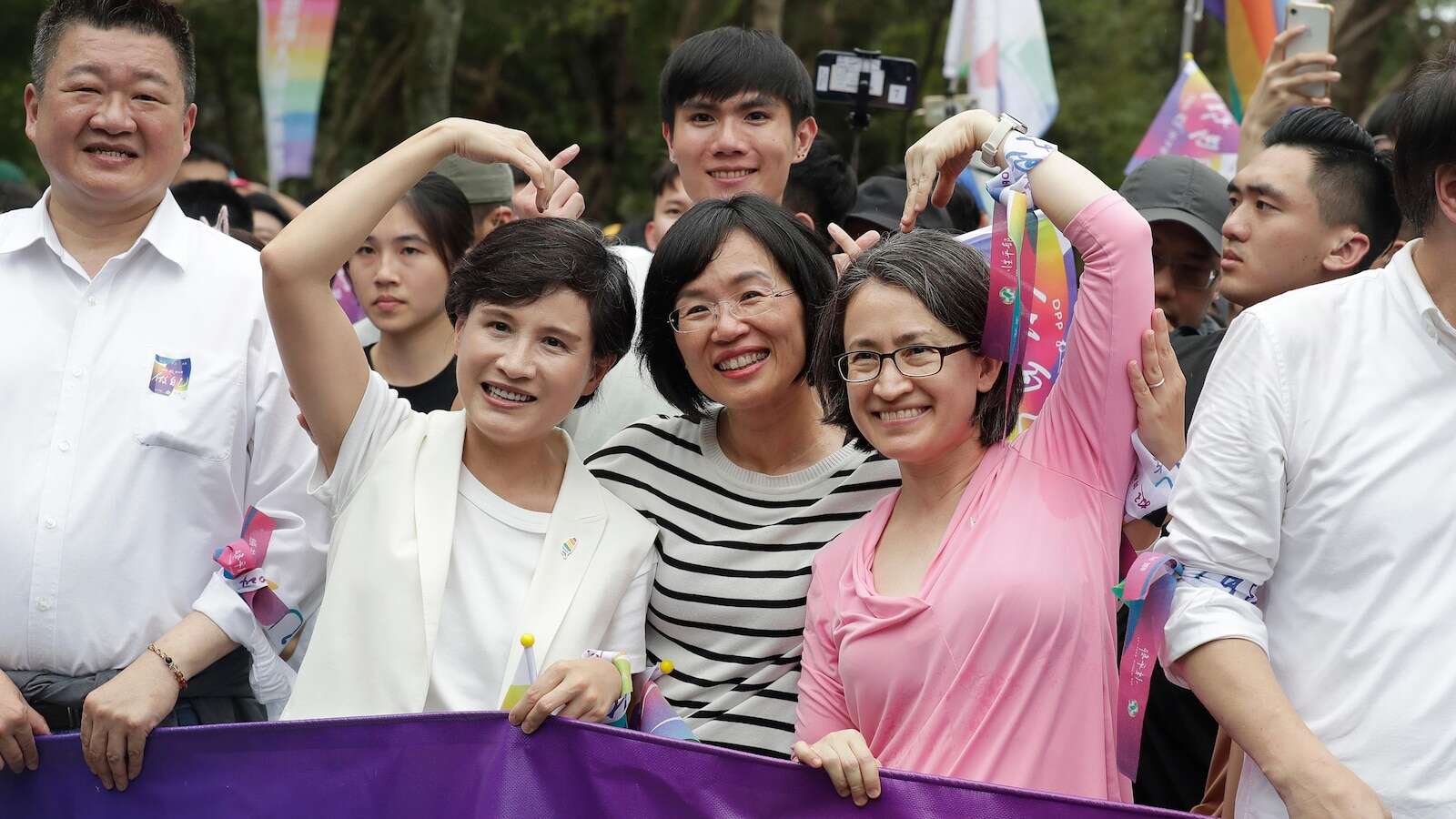 Thousands gather for colorful celebration at Taiwan Pride parade