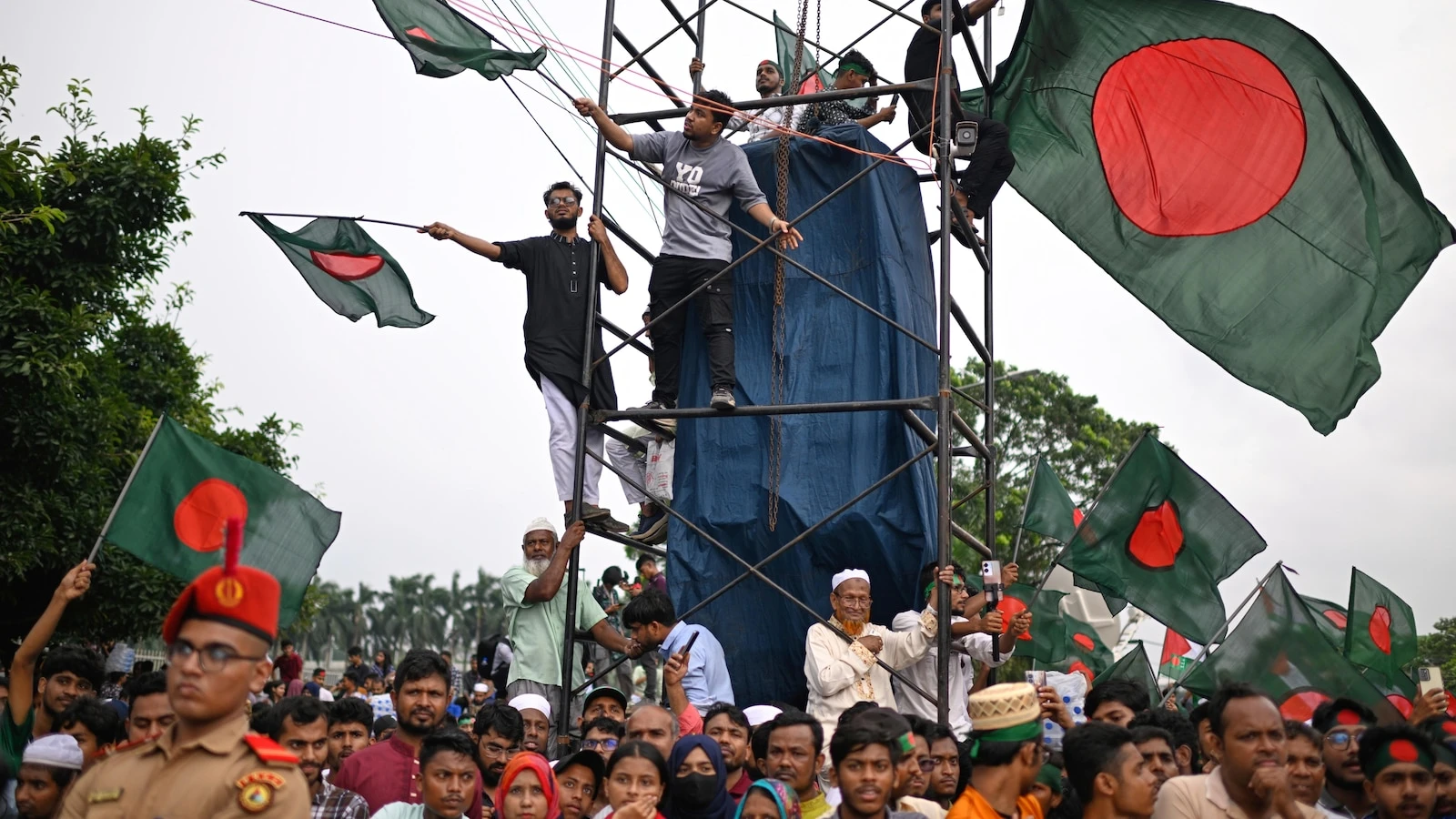 Bangladesh marks anniversary of Hasina's ouster with pledges for a stronger democracy