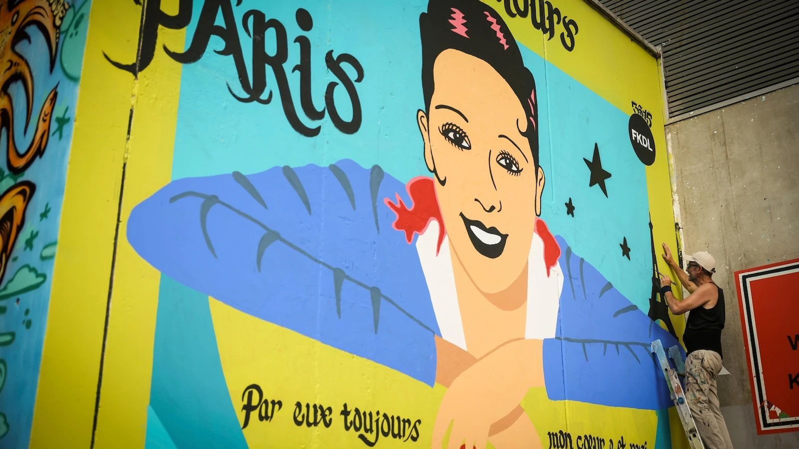 Paris unveils mural of Josephine Baker to honor her legacy